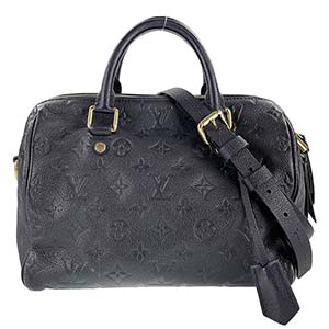 ルイ・ヴィトン モノグラム アンプラント スピーディバンドリエール25 ノワール 2WAY ハンドバッグ