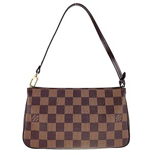 ルイ・ヴィトン ダミエ エベヌ ナヴォナ ブラウン アクセサリーポーチ