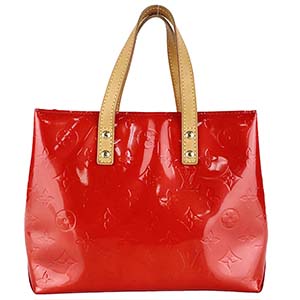 ルイ・ヴィトン モノグラム ヴェルニ リードPM ポムダムール ハンドバッグ