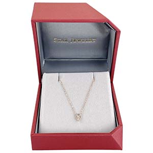 スタージュエリー ダイヤモンド K18 ゴールド ハート ネックレス