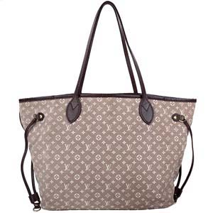 ルイ・ヴィトン モノグラム イディール ネヴァーフルMM セピア トートバッグ