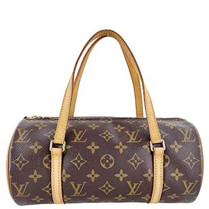 ルイ・ヴィトン モノグラム パピヨン26 ブラウン ハンドバッグ M51386