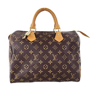 ルイ・ヴィトン モノグラム スピーディ30 ブラウン ハンドバッグ