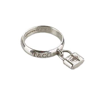 ティファニー カデナ チャーム SV925 シルバー リング