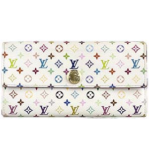 ルイ・ヴィトン モノグラム マルチカラー ポルトフォイユ サラ ブロン 長財布