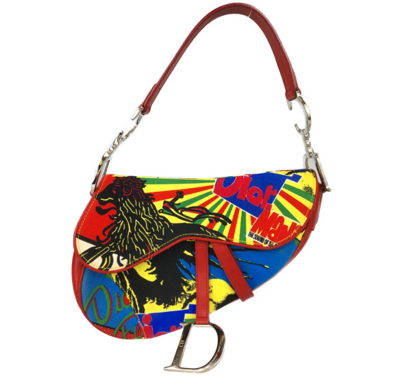 ディオール サドルバッグ マルチカラー ハンドバッグ