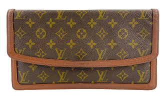 モノグラム ポシェットダムGM ブラウン クラッチバッグ