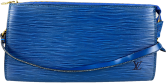 エピ ポシェット アクセソワール トレドブルー ポーチ