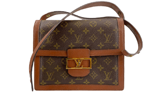 モノグラム サックドーフィーヌ ブラウン ショルダーバッグ