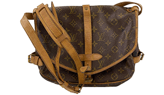 モノグラム ソミュール30 ブラウン ショルダーバッグ