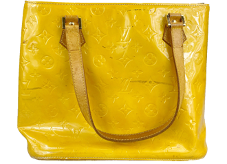 モノグラム ヴェルニ ヒューストン ジョーヌ トートバッグ M91121