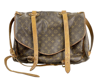 モノグラム ソミュール43 ブラウン ショルダーバッグ