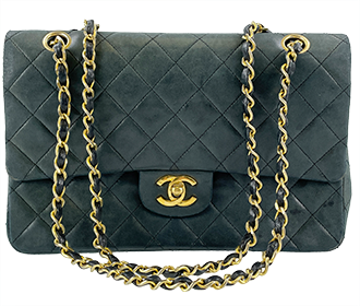 マトラッセ 25㎝ ラムスキン ブラック ショルダーバッグ A01112