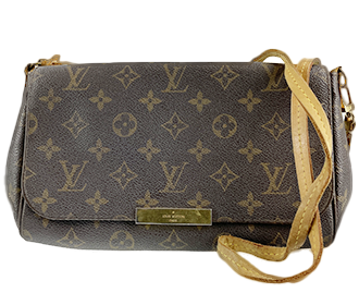 モノグラム フェイボリットMM ブラウン ショルダーバッグ