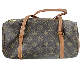 モノグラム パピヨン26 ブラウン ハンドバッグ M51366