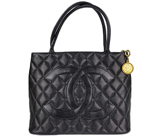 復刻トート マトラッセ キャビアスキン ブラック トートバッグ A01804