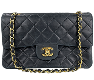 マトラッセ 25㎝ ラムスキン ブラック ショルダーバッグ A01112