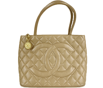 復刻トート マトラッセ キャビアスキン ベージュ トートバッグ A01804