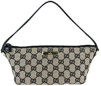 GGキャンバス キャンバス レザー ベージュ アクセサリーポーチ