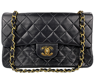 マトラッセ 25㎝ ラムスキン ブラック ショルダーバッグ A01112