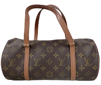 モノグラム パピヨン30 ブラウン ハンドバッグ M51365