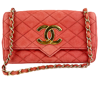 マトラッセ ラムスキン レッド ショルダーバッグ