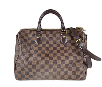 ダミエ エベヌ スピーディ バンドリエール30 ブラウン ハンドバッグ N41367