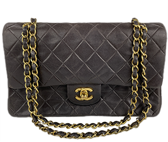 マトラッセ 25㎝ ラムスキン ブラック ショルダーバッグ A01112