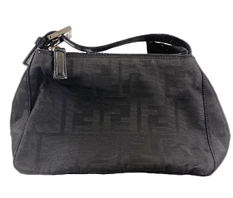 ズッカ ナイロン キャンバス ブラック ハンドポーチ