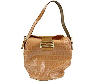 ズッキーノ PVC レザー オレンジ ショルダーバッグ