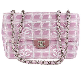 ニュートラベルライン ナイロンジャガード ピンク ショルダーバッグ A15285