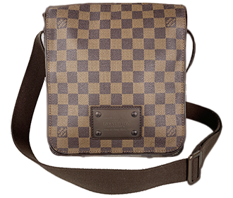 ダミエ エベヌ ブルックリンPM ブラウン ショルダーバッグ N51210