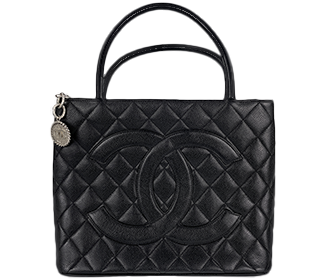 復刻トート マトラッセ キャビアスキン ブラック トートバッグ A01804