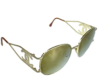 ティアドロップ ゴ－ルドフレーム サングラス