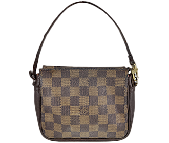 ダミエ エベヌ トゥルース メイクアップ ブラウン ポーチ N51982