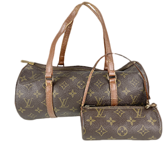 モノグラム パピヨン30 ブラウン ハンドバッグ M51365