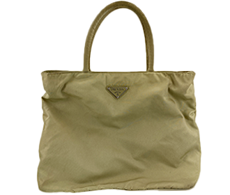 ナイロン キャンバス カーキー トートバッグ