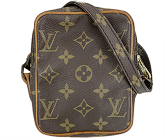 モノグラム ミニダヌーブ ブラウン ショルダーバッグ M45268