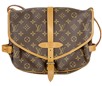 モノグラム ソミュール30 ブラウン ショルダーバッグ M42256