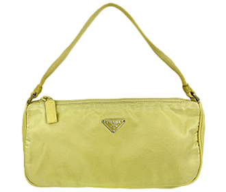 ナイロン キャンバス イエロー アクセサリー ポーチ