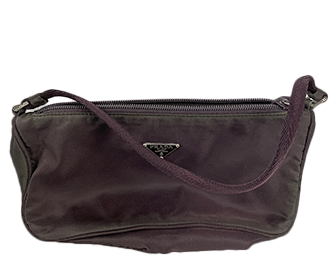 ナイロン キャンバス ブラウン アクセサリー ポーチ