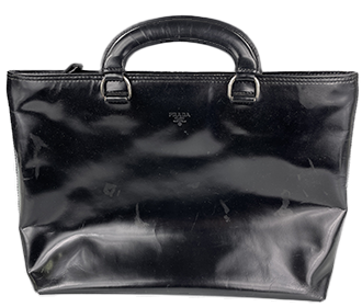 パテント レザー ブラック ハンドバッグ
