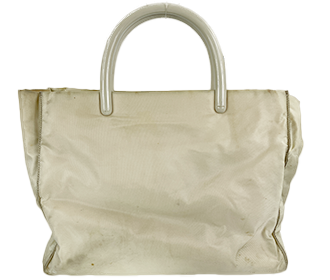 ナイロン キャンバス ベージュ ハンドバッグ