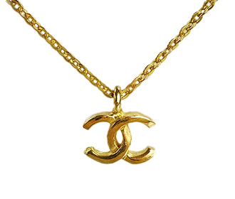 CCロゴ 1982 ゴールド メッキ ネックレス