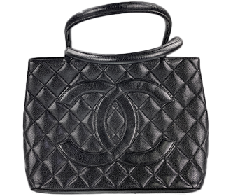 復刻トート マトラッセ キャビアスキン ゴールド金具 ブラック トートバッグ A01804