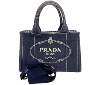 カナパ キャンバス インディゴ 2WAY ハンドバッグ