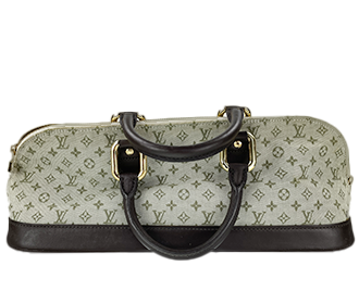 モノグラム ミニ アルマ ロン キャンバス レザー カーキ ハンドバッグ M92206