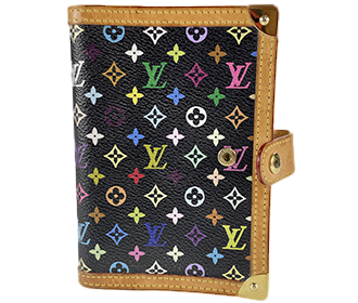 モノグラム マルチカラー アジェンタPM ノワール 手帳カバー R20895