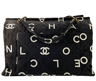 マトラッセ アイコン キャンバス ブラック トートバッグ