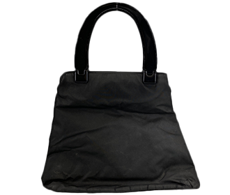 ナイロン キャンバス ブラック プラスチック ハンドバッグ